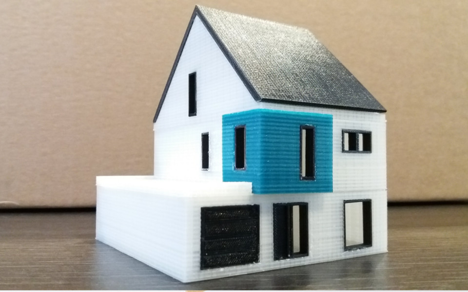 3D printed house